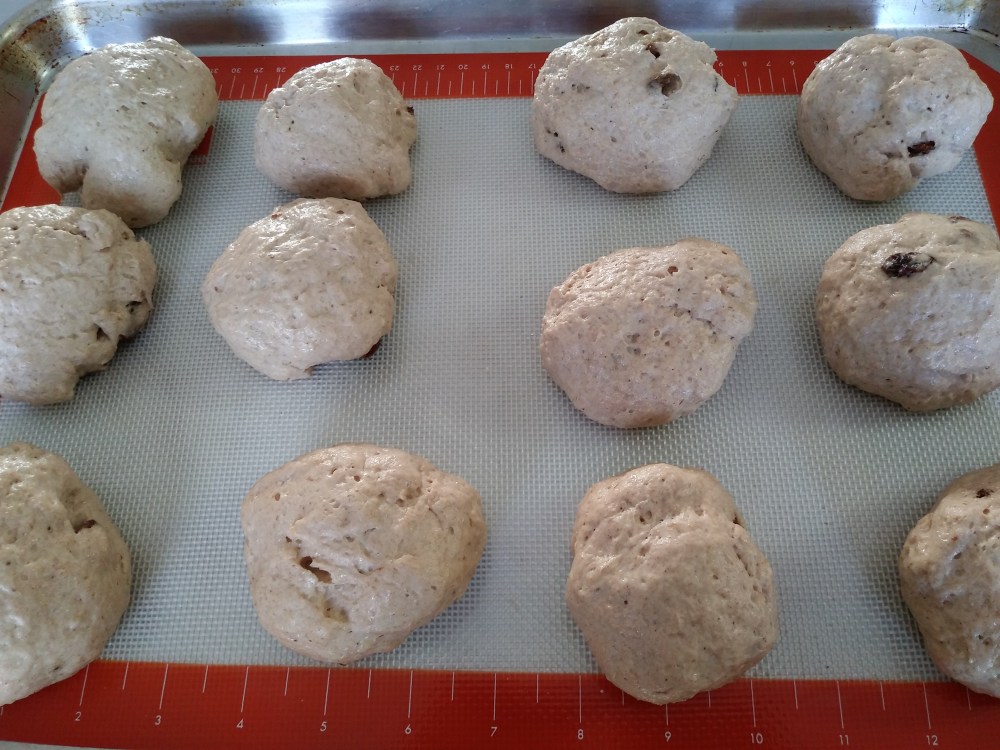 gluten free hot cross bun dough