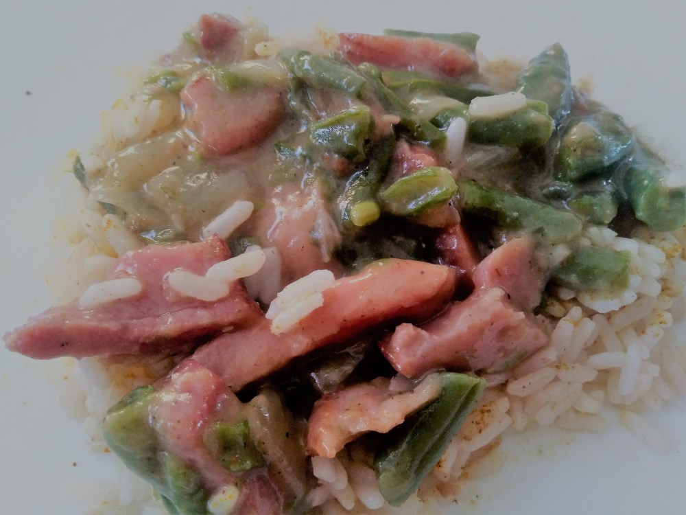 curried beans and ham gluten free